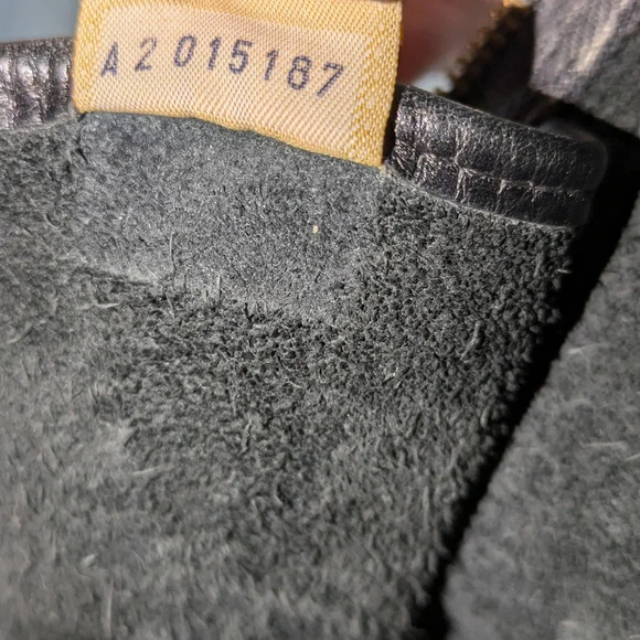 Dooney & Bourke Satchel in Black All Weather Leather Pebbled Vintage Large - Picture 11 of 13